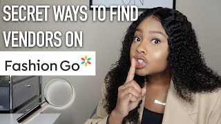 SECRETS TO FINDING VENDORS ON FASHIONGO | TROYIA MONAY