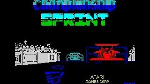 Championship Sprint Review for the Sinclair ZX Spectrum by John Gage
