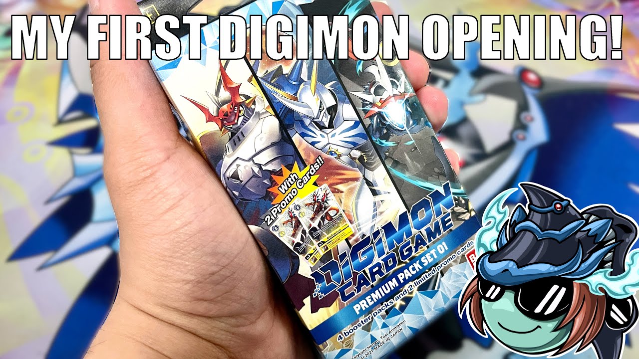 MY FIRST DIGIMON OPENING! Digimon Card Game Premium Pack! - YouTube