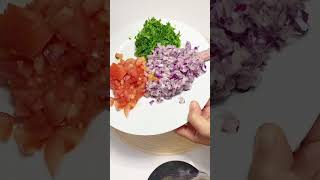 أكله عراقيه تراثيه خبزه حاره وعمبه وخضرة وطماطه لاجعه  #food #لايك #diy #اشتراك