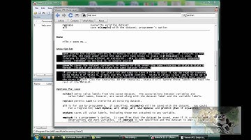 STATA(3): help and syntax