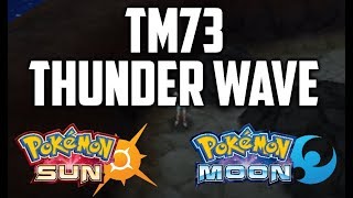 Where to Find TM73 Thunder Wave in Pokemon Sun and Moon