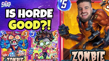 Zombie Horde CIRCUMSTANCES Are PREPOSTEROUS... |  Marvel SNAP New Card Review, Best Infinite Decks