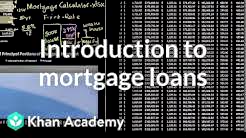 Introduction to Mortgage Loans | Housing | Finance & Capital Markets | Khan Academy 