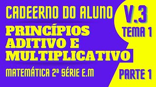 [AULA 1] CADERNO DO ALUNO 2020 - 3ºBIM. | 2ª SÉRIE DO E.M | PRINCÍPIOS ADITIVO E MULTIPLICATIVO