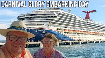 Carnival Glory Embarking Day Complete Walkthrough / Room Tour / First Day Impression Port Canaveral