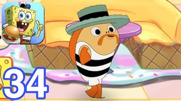 SpongeBob: Krusty Cook-Off - Max LeveI Gameplay Walkthrough part 34 - weenie Hut jr