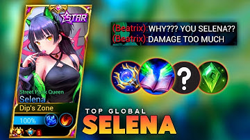 ONLY 001% PLAYER KNOW THIS ITEM | BRUTAL DAMAGE BUILD AND SKILL | SELENA MLBB.