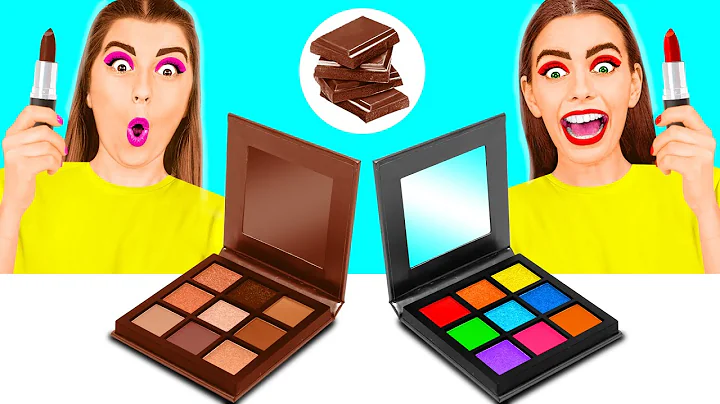 Real Food vs Chocolate Food Challenge by DaRaDa Challenge