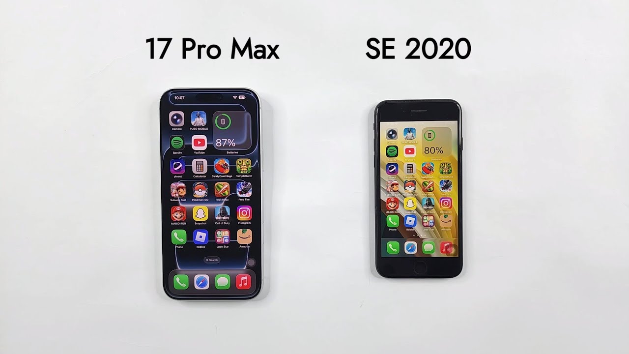 iPhone 17 Pro Max vs iPhone SE 2020 - Speed Test 
