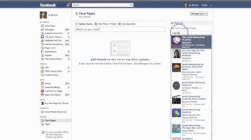 Create Favourite Lists in Facebook