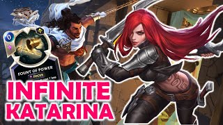 INFINITE OTK KATARINA w/ Akshan's Fount of Power! | Katarina Deck | Akshan Deck | LoR Meta Deck