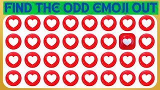 FIND THE ODD EMOJI OUT || FIND THE ODD EMOJI ONE