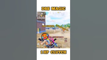 1V2 CLUTCH with 1HP || #bgmi #shorts