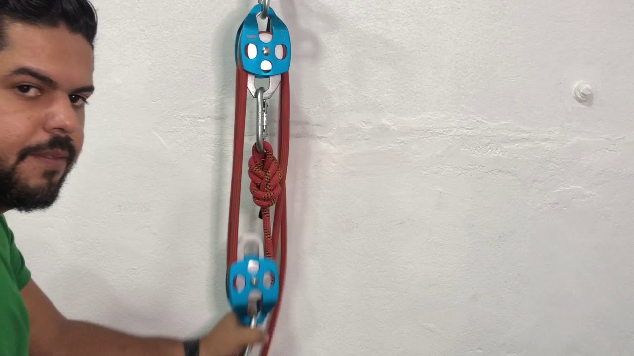 Sistema de vantagem mecânica 4:1 Sistema de vantagem mecânica 4:1
