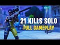 21 Kills Solo | Console - Fortnite Gameplay