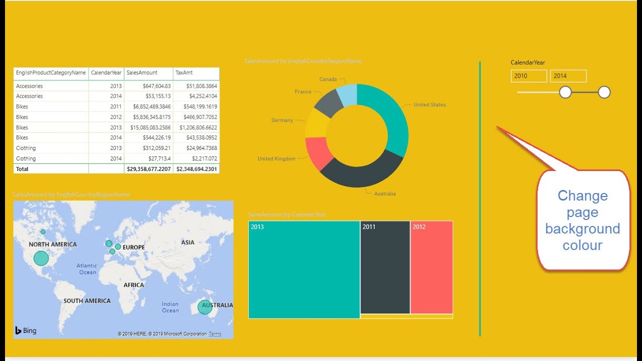 Цвета power bi. Power bi background Color Rules.