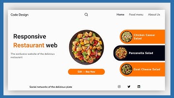 Create Responsive Website Using HTML CSS & JAVASCRIPT | Restaurant Template