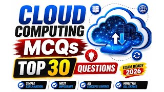 Cloud Computing MCQs Top 30 | Most Important Questions 2026 | Exam तैयारी हिंदी में