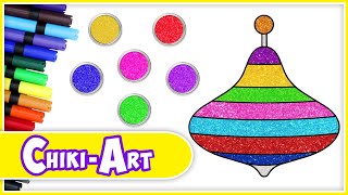 Spinning Top | Drawing & Painting | Fun Art Ideas For Kids | Chiki Art