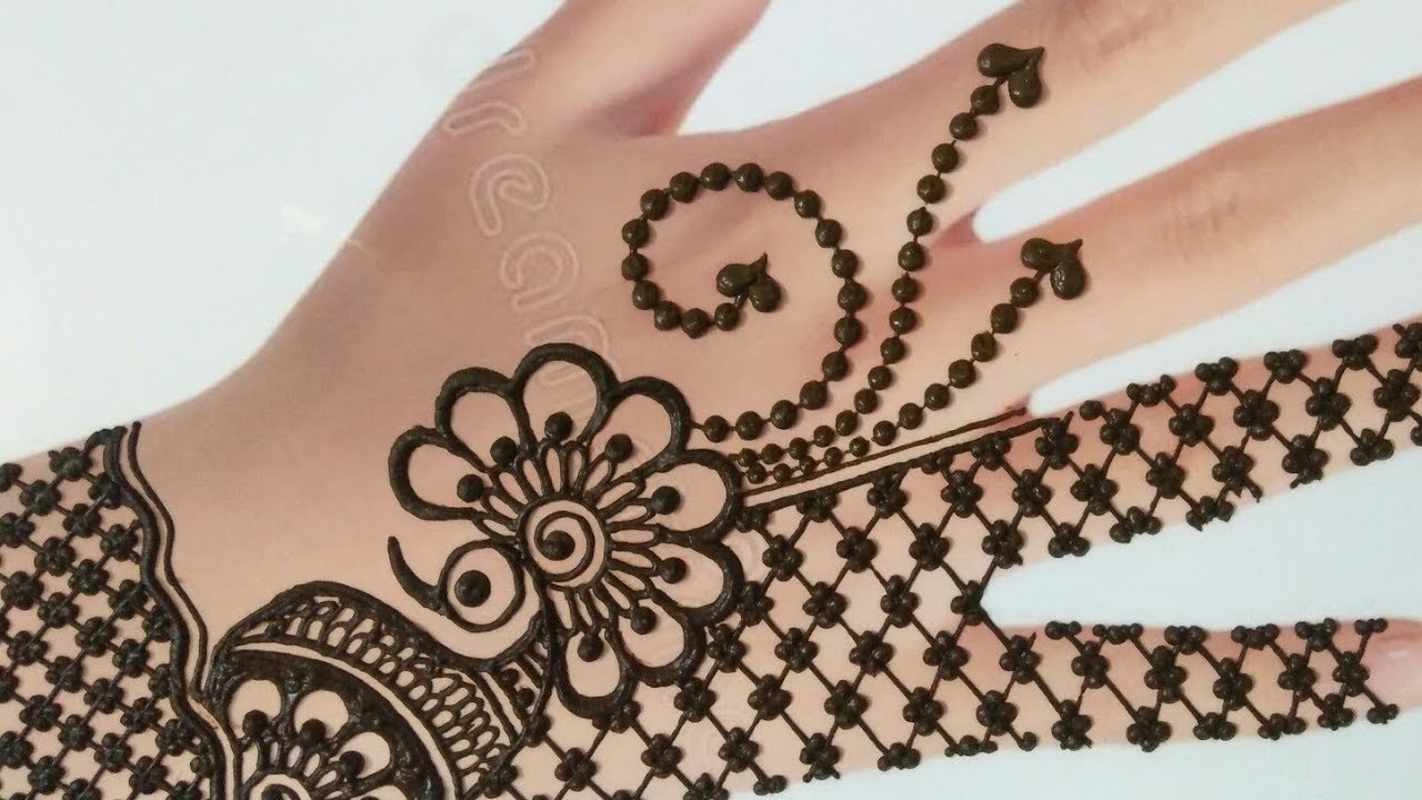 BACK hand mehndi design for girls 2020 || eid special 2020 || MAHAM ...