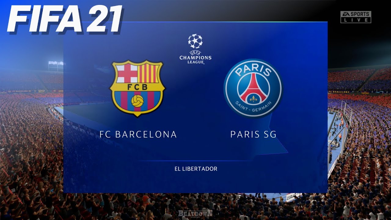 Paris saint germain fc barcelona match