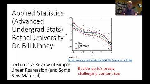 Simple Linear Regression Example (Interpretations, Formulas, Mathematica and Spreadsheet Output)