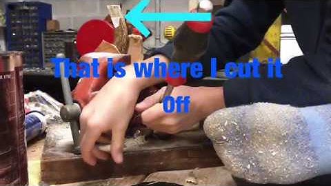 Flintknapping for Beginners-How to make a knife part 2