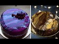 Most Satisfying Mirror Glaze Cake Recipe | Creative Ideas Cake Compilation | Glaze Cake