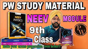 PW CLASS 9th NEEV STUDY MATERIAL | PW NEEV Class 9 REVIEW | PW Class 9th Book