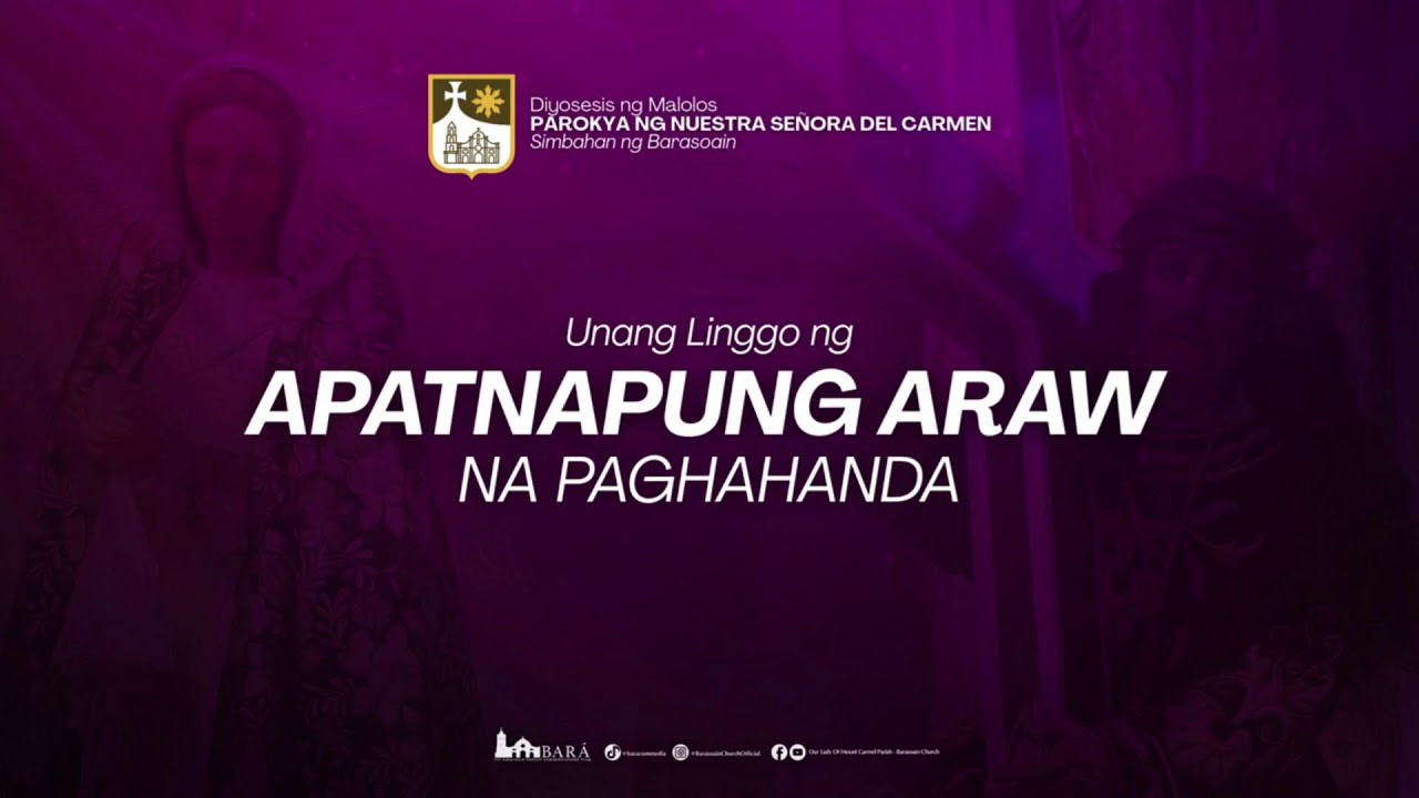 #𝗠𝗜𝗦𝗔𝗕𝗮𝗿𝗮𝘀𝗼𝗮𝗶𝗻 Live mula sa Parokya ng Nuestra Señora del Carmen - Simbahan ng Barasoain | 06:00 N.U