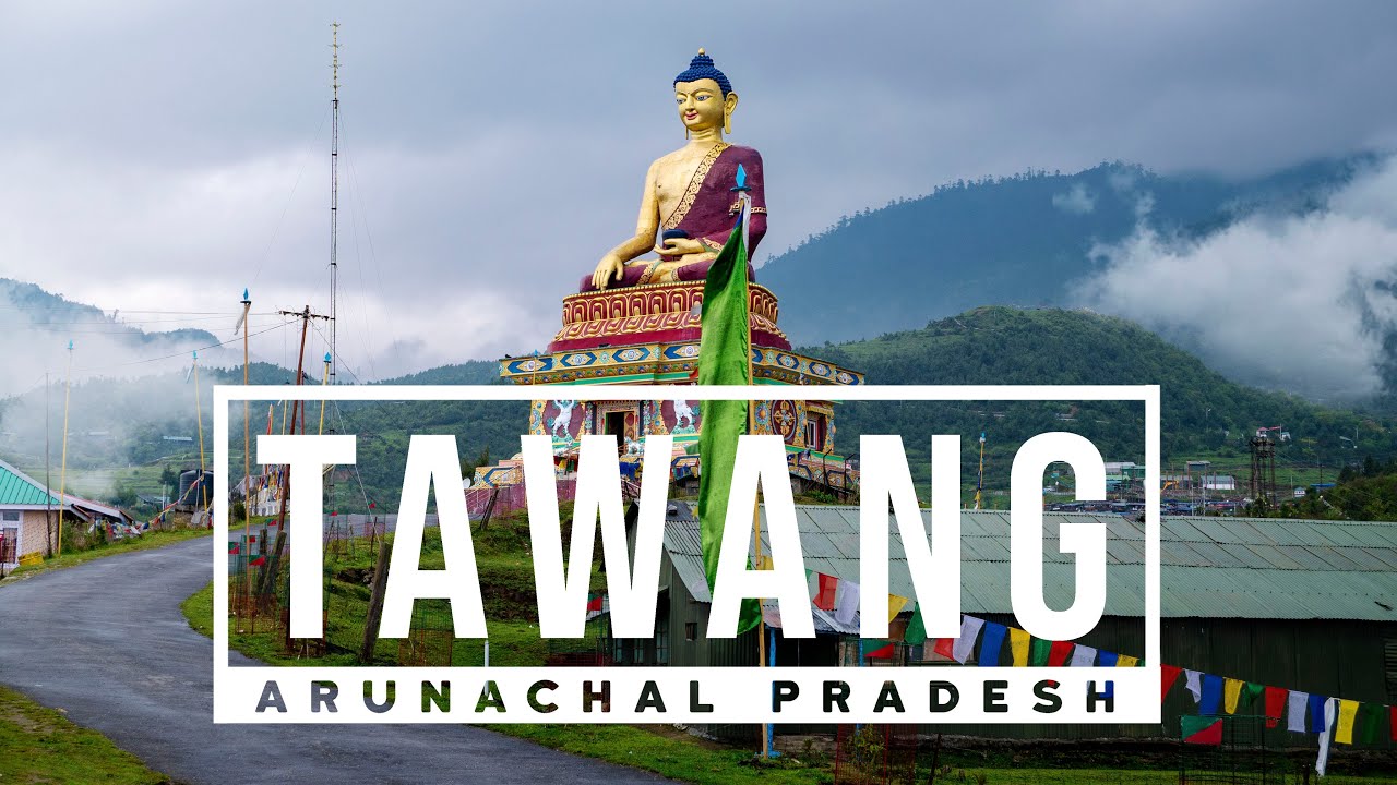 Beautiful Tawang city. Arunachal