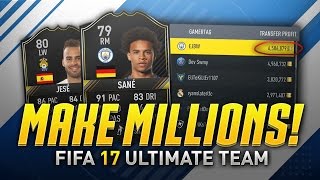 HOW TO MAKE MILLIONS OF COINS ON FIFA 17! (Ultimate Trading/Investing Guide)