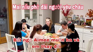 Người yêu cháu chồng mê phở bò, bất ngờ Aimee muốn ba và em thay đổi, Mai le cuộc sống ở Pháp