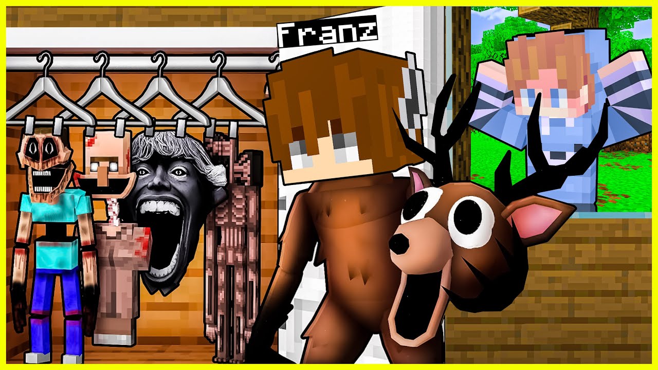 FRANZ & JOJO PRANK MENJADI HANTU MONSTER MENGERIKAN di MINECRAFT