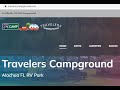 Stopover at the Travelers Campground Alachua Florida - Solo Female RV Small Camper Trailer