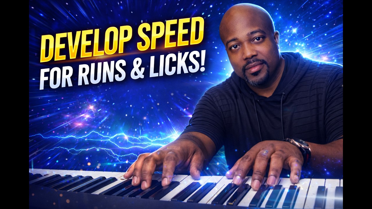 How to Play FAST Gospel Runs & Licks (Speed Training That Actually ...