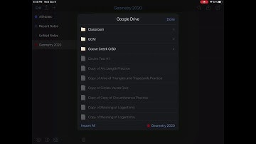 Using Notability to Edit PDF for Google Classroom
