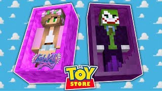 THE JOKER BLOWS UP THE TOYSTORE! Minecraft Toystore