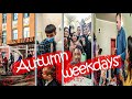 Vlog||Autumn weekdays