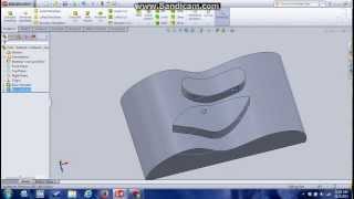 How to Extrude Curvature Surface-SOLIDWORKS