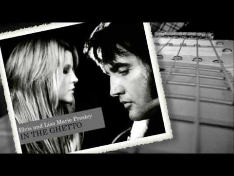 Elvis and Lisa Presley "In the ghetto" - CD record...