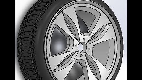 Rubber Tyre Designing and Use of Solidworks Assembly features ,Mate Techniques, CAD,CAM Tutorials