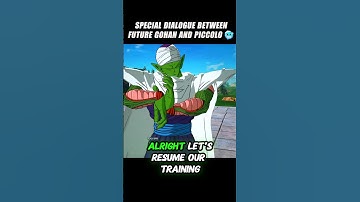 Special Dialogue Between Future Gohan And Piccolo Lol 🤯 #crashout #futuregohan #sparkingzero #dbz