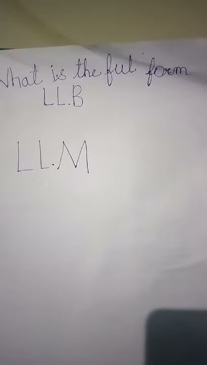 What Is The Full Form Of LLB And LLM Law Related YouTube what-is-the-full-form-of-llb-and-llm-law-related-youtube