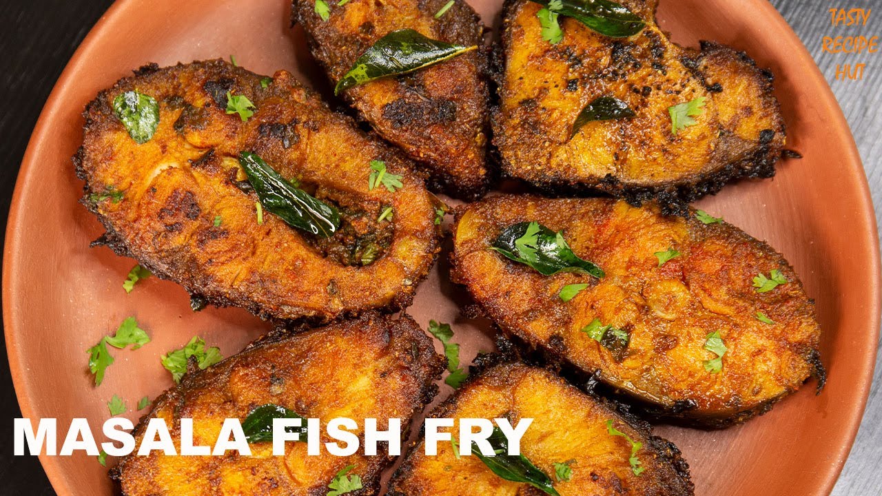 Masala Fish Fry ! Rohu Fish Fry ! Simple Rohu Fish Recipe | Tasty Recipe Hut