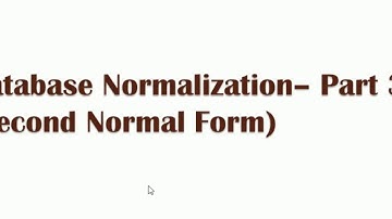 Database Normalization– Part 3 (Second Normal Form)