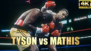 Mike Tyson vs Buster Mathis Jr | DEVASTATING KNOCKOUT Highlights Boxing Fight | 4K Ultra HD