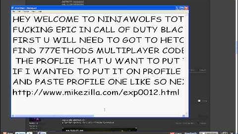 777eThOd*s name modifier for call of duty black ops wii