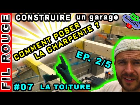 [?TOITURE?] COMMENT POSER L'OSSATURE BOIS POUR FAIRE UN TOIT DEUX PENTES ??